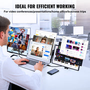 Laptop Screen Extender 14" HD 1080P Portable Monitor for 13"-17" Laptop V952-BXSDNXSQ14YCAKI6CV3