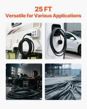 7.62 m 6AWG Portable Power Cable (4 Conductor), Heavy Duty 600V SOOW Electrical Power Cable, Industrial Grade V952-BXSDYXSOOWDLLUJEO001V8