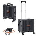 Foldable Utility Cart, 50 kg Load Capacity, Folding Portable Rolling Crate Handcart with Heavy Duty V952-BXSGWCZCZLDW44U3WV0