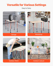 Portable Folding Workstand 1267 x 665 mm Collapsible Work Stand 1135 kg V952-BXSGZTPPSL4FAB6G7001V0