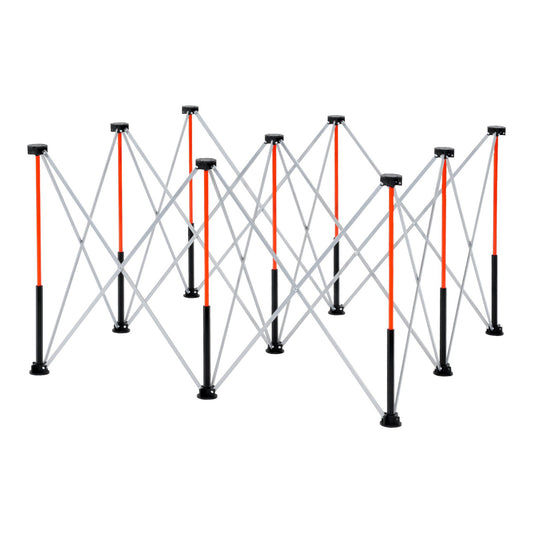 Portable Folding Workstand, 1264 x 1264 mm Collapsible Workbench, 1589 kg Weight Capacity, No Assembly V952-BXSGZTPPSL4FOJFJN001V0
