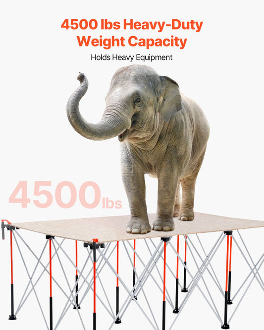 Portable Folding Workstand, 1865 x 1261 mm Collapsible Workbench, 2041 kg Weight Capacity, No Assembly V952-BXSGZTPPSL6FC1QQP001V0