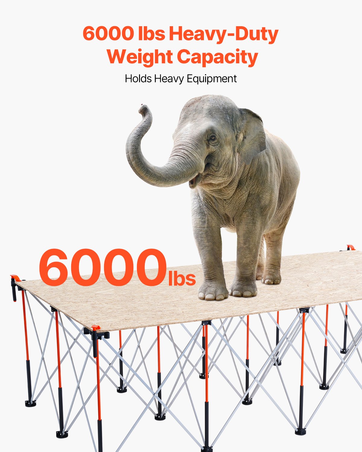 Portable Folding Workstand 2455 x 1260 mm Collapsible Work Stand 2724 kg V952-BXSGZTPPSL8FZHE0J001V0