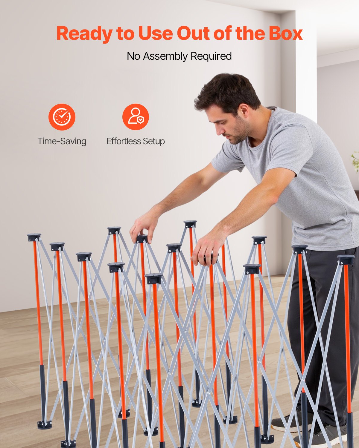 Portable Folding Workstand 2455 x 1260 mm Collapsible Work Stand 2724 kg V952-BXSGZTPPSL8FZHE0J001V0