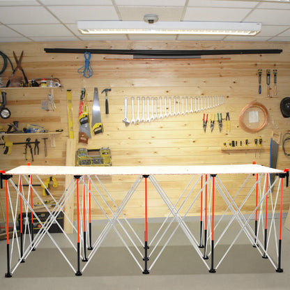 Portable Folding Workstand 2455 x 1260 mm Collapsible Work Stand 2724 kg V952-BXSGZTPPSL8FZHE0J001V0