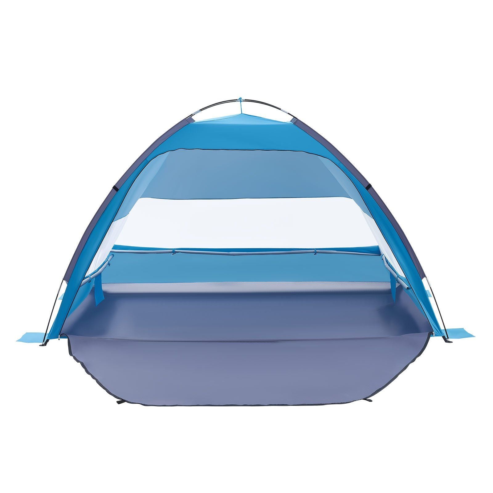 Beach Tent Sun Shelter for 4 Person, UPF 50+ Protection, Portable Sun Shade Canopy with Carrying Bag & Sand V952-BXSHTZPDBJC4MORNX001V0