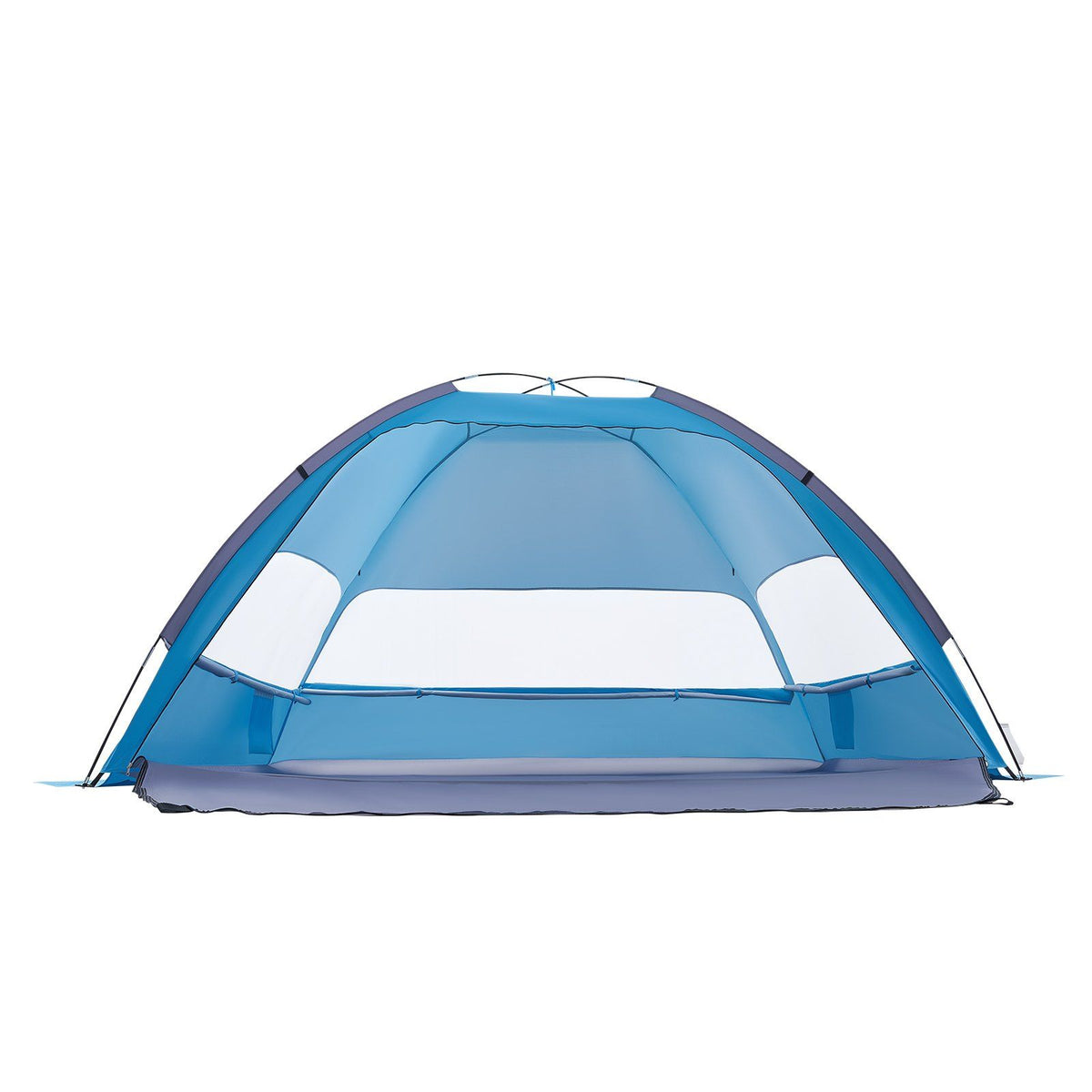 Beach Tent Sun Shelter for 4 Person, UPF 50+ Protection, Portable Sun Shade Canopy with Carrying Bag & Sand V952-BXSHTZPDBJC4MORNX001V0