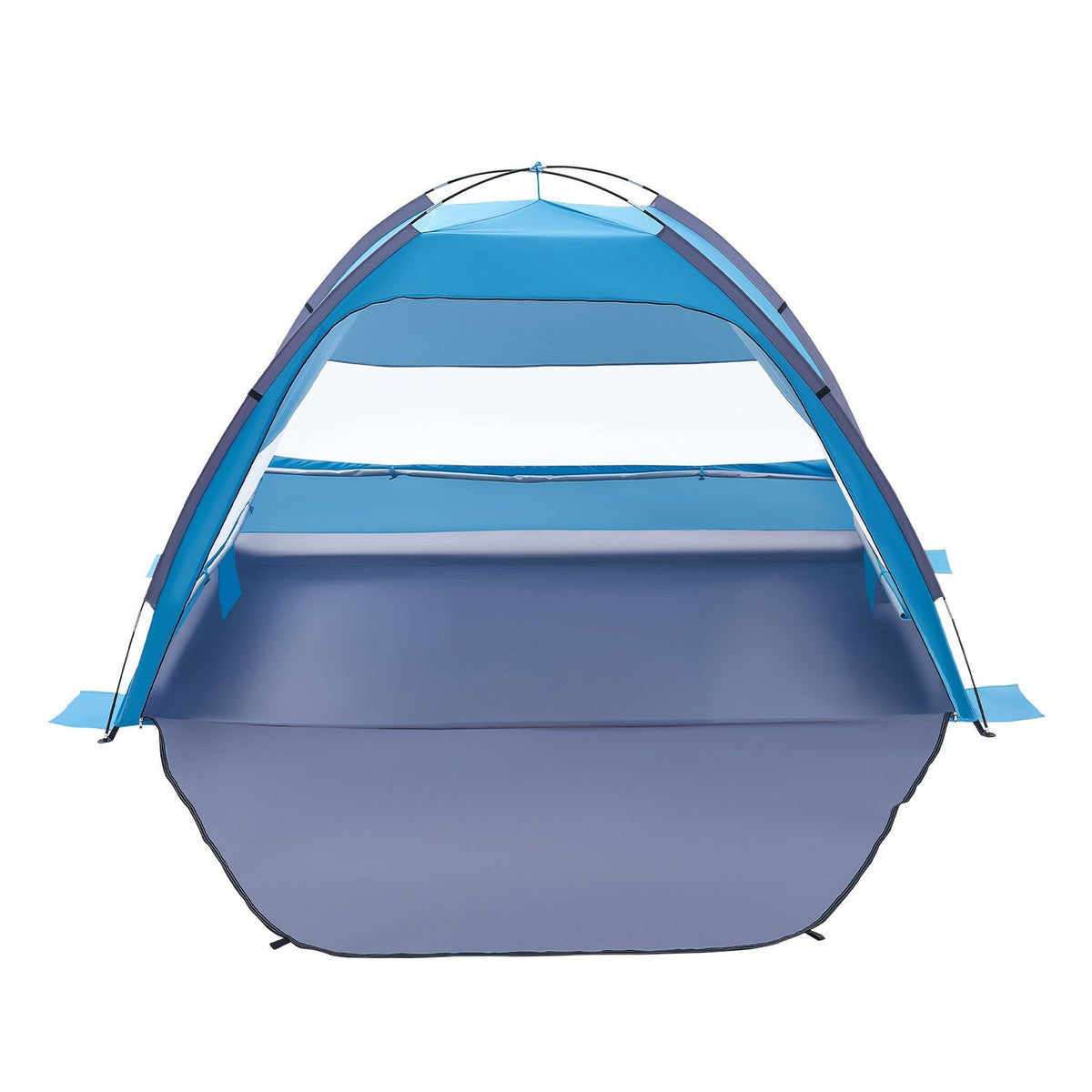 Beach Tent Sun Shelter for 4 Person, UPF 50+ Protection, Portable Sun Shade Canopy with Carrying Bag & Sand V952-BXSHTZPDBJC4MORNX001V0