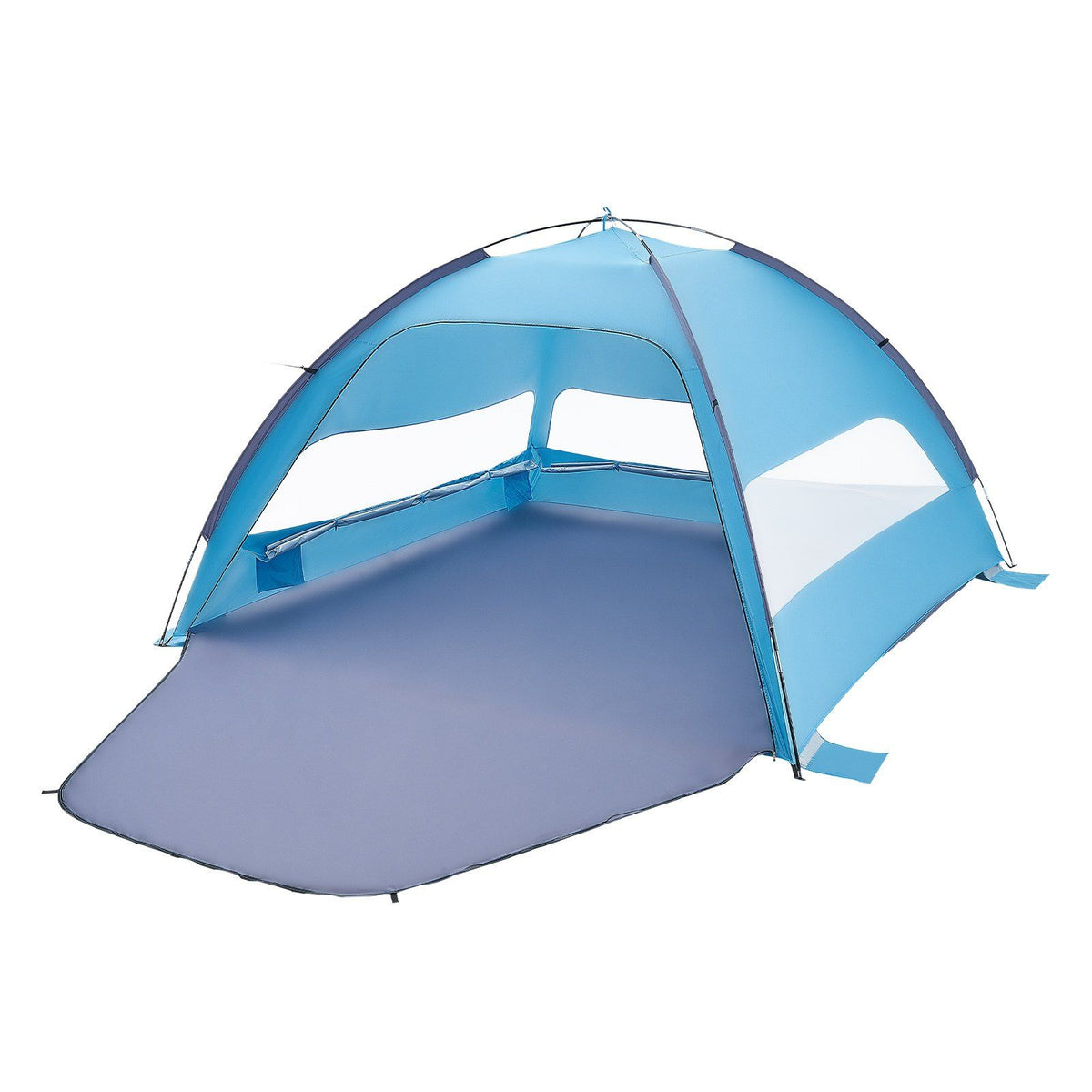 Beach Tent Sun Shelter for 6 Person, UPF 50+ Protection, Portable Sun Shade Canopy with Carrying Bag & Sand V952-BXSHTZPDBJC6IOET9001V0