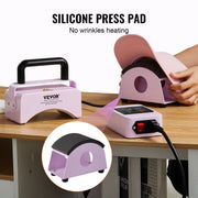 Hat Press Machine Mini Hat Heat Press for Caps 5.9x3.15 inch Plate Purple V952-BXSKMJBJMINIB06CLV3
