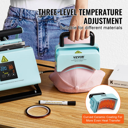 2 in 1 Tumbler and Hat Heat Press Machine Heat Machine for Caps Hats Mugs V952-BXSKMJMINIKMSBIPBV3