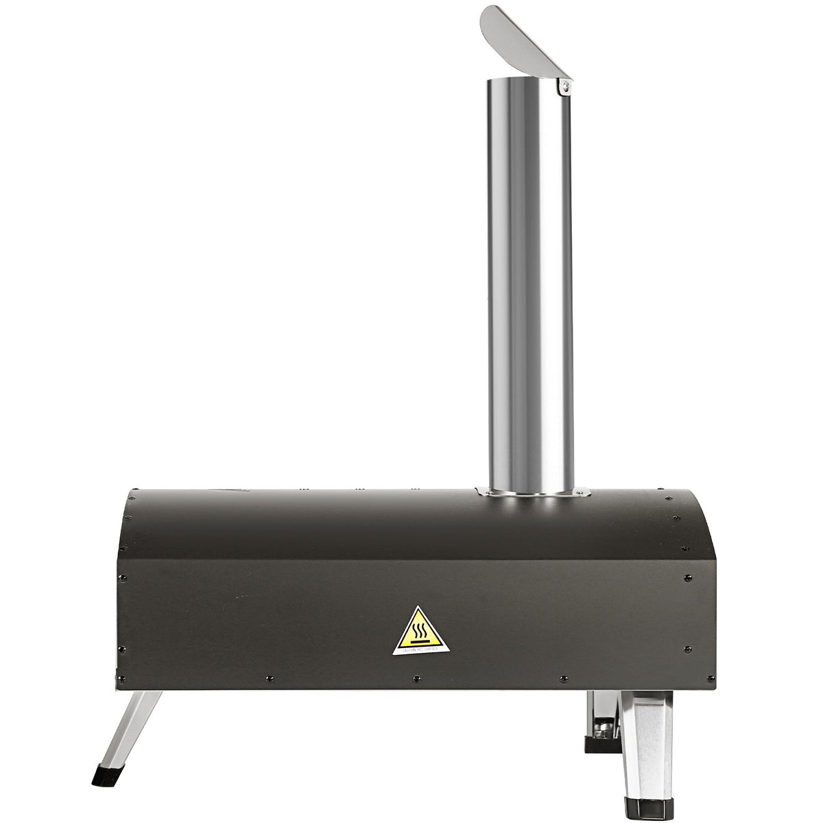 Outdoor Pizza Oven, 12-inch, Wood Pellet and Charcoal Fired Pizza Maker, Portable Outside Stainless Steel V952-BXSPSLYCKLHSBC8PEV0