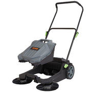 Walk-behind Hand Push Floor Sweeper 25.6" Width 5 Gallon Waste Container V952-BXSQSC55JL26E5I64V0