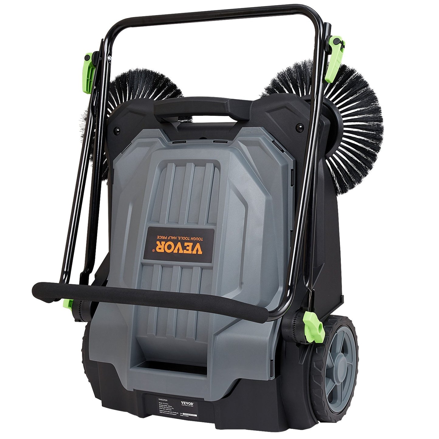 Walk-behind Hand Push Floor Sweeper 25.6" Width 5 Gallon Waste Container V952-BXSQSC55JL26E5I64V0