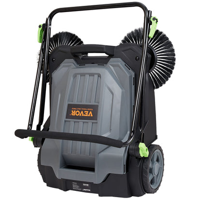 Walk-behind Hand Push Floor Sweeper 25.6" Width 5 Gallon Waste Container V952-BXSQSC55JL26E5I64V0