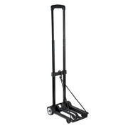 Folding Hand Truck, 49.9 kg Load Capacity, Collapsible Luggage Cart with 2 Wheels & 1 Elastic Rope, Utility V952-BXSTHCHS2G11BKSTN001V0