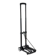 Folding Hand Truck, 49.9 kg Load Capacity, Collapsible Luggage Cart with 2 Wheels & 1 Elastic Rope, Utility V952-BXSTHCHS2G11BKSTN001V0