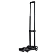 Folding Hand Truck, 49.9 kg Load Capacity, Collapsible Luggage Cart with 2 Wheels & 1 Elastic Rope, Utility V952-BXSTHCHS2G11BKSTN001V0