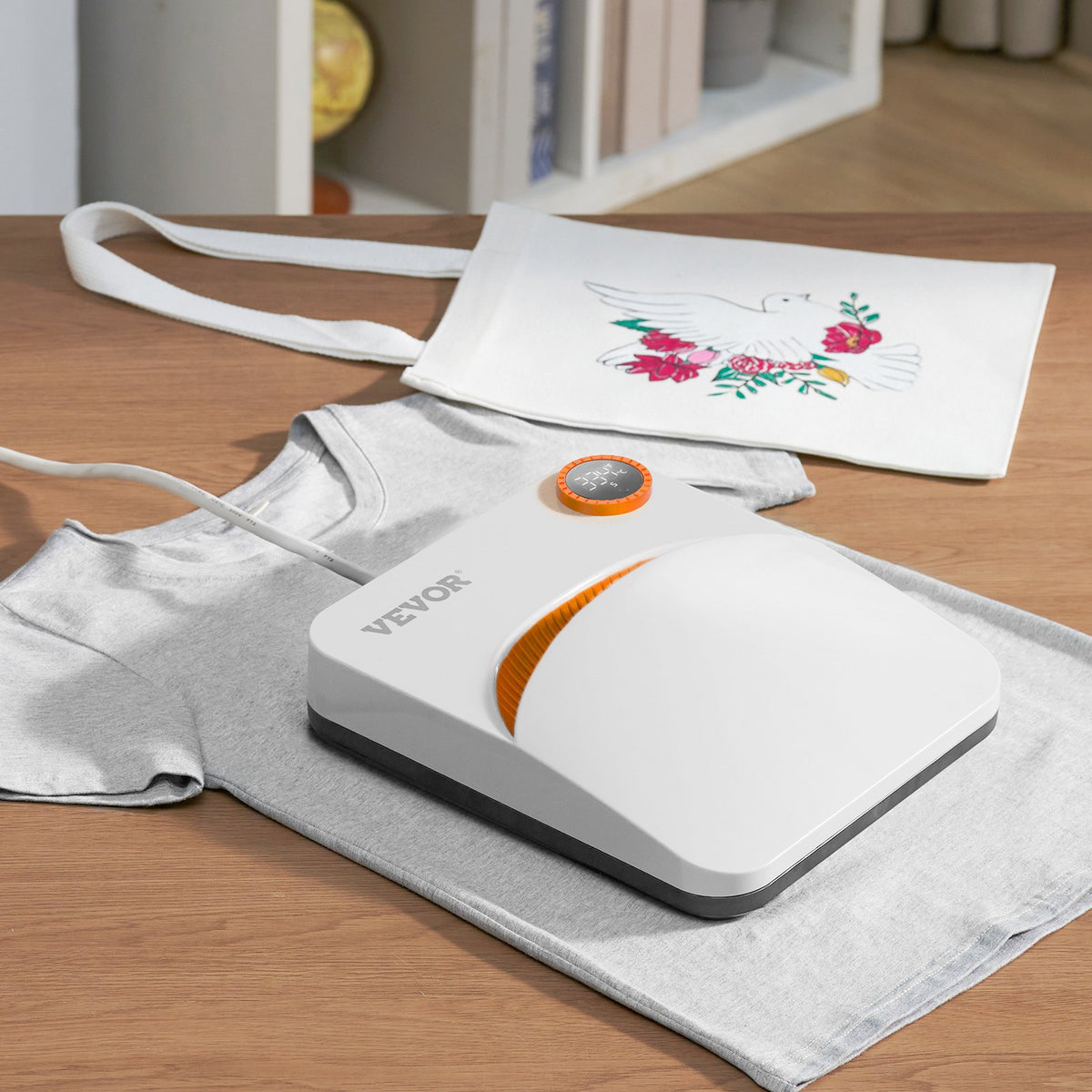 Heat Press 9 x 9 in Portable Easy Press Sublimation Transfer DIY T-shirt V952-BXSTHJYCDBB99V1R3V3