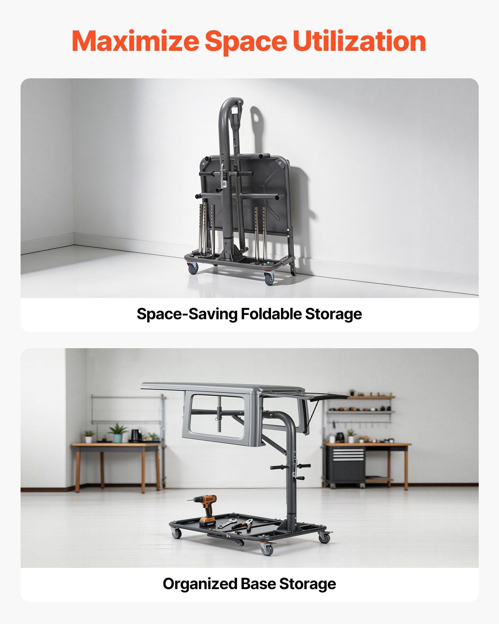 Hard Top Remover Lift, 99.79 kg, Foldable Jeep Hardtop Removal and Storage System, Easy One-Person Operation, V952-BXSYDCXXTKZDAT3NP001V0