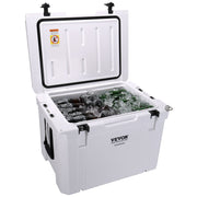 Insulated Portable Cooler, 65 qt, Holds 65 Cans, Ice Retention Hard Cooler with Heavy Duty Handle, Ice Chest V952-BXSYLQQGS65QTSVSEV0