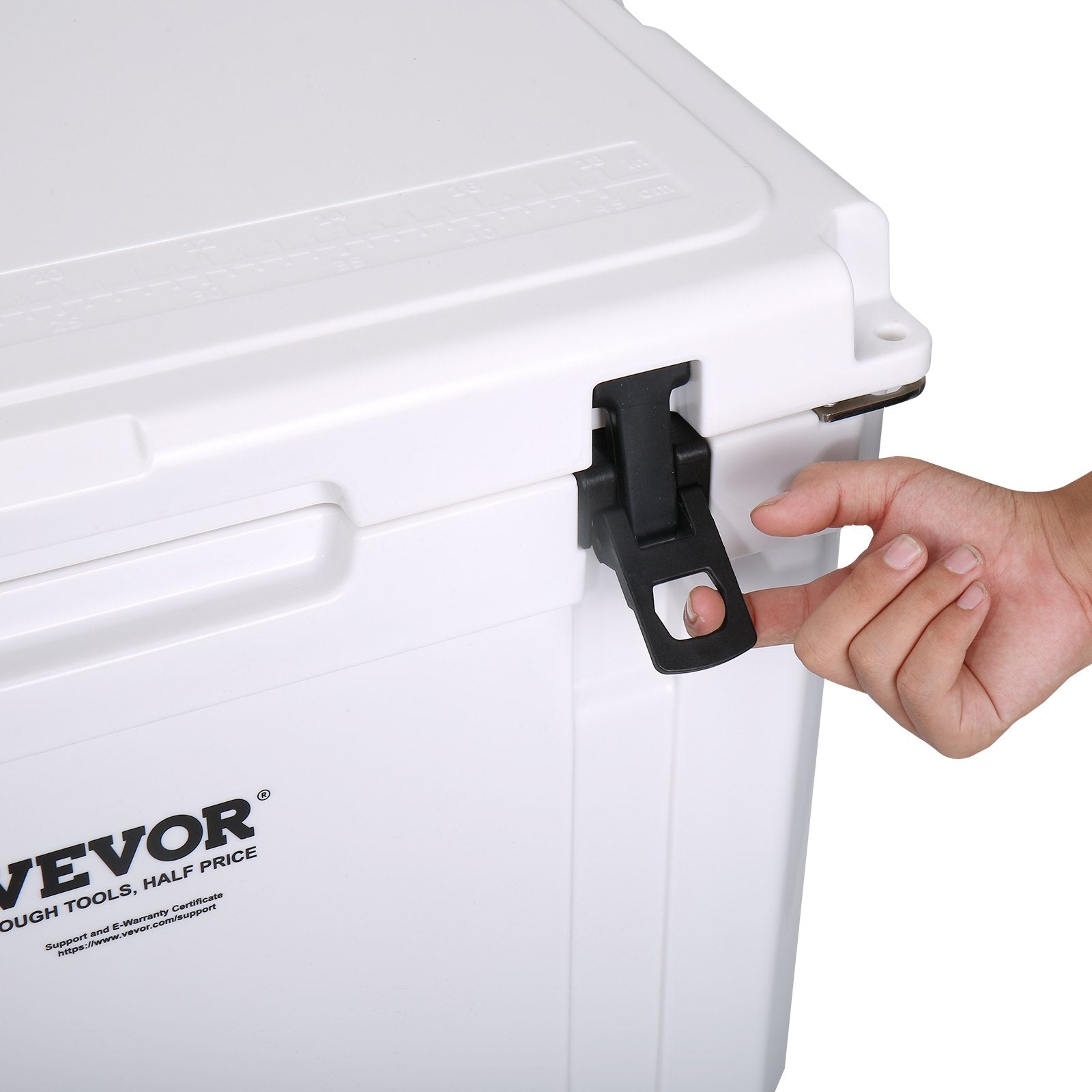 Insulated Portable Cooler, 65 qt, Holds 65 Cans, Ice Retention Hard Cooler with Heavy Duty Handle, Ice Chest V952-BXSYLQQGS65QTSVSEV0