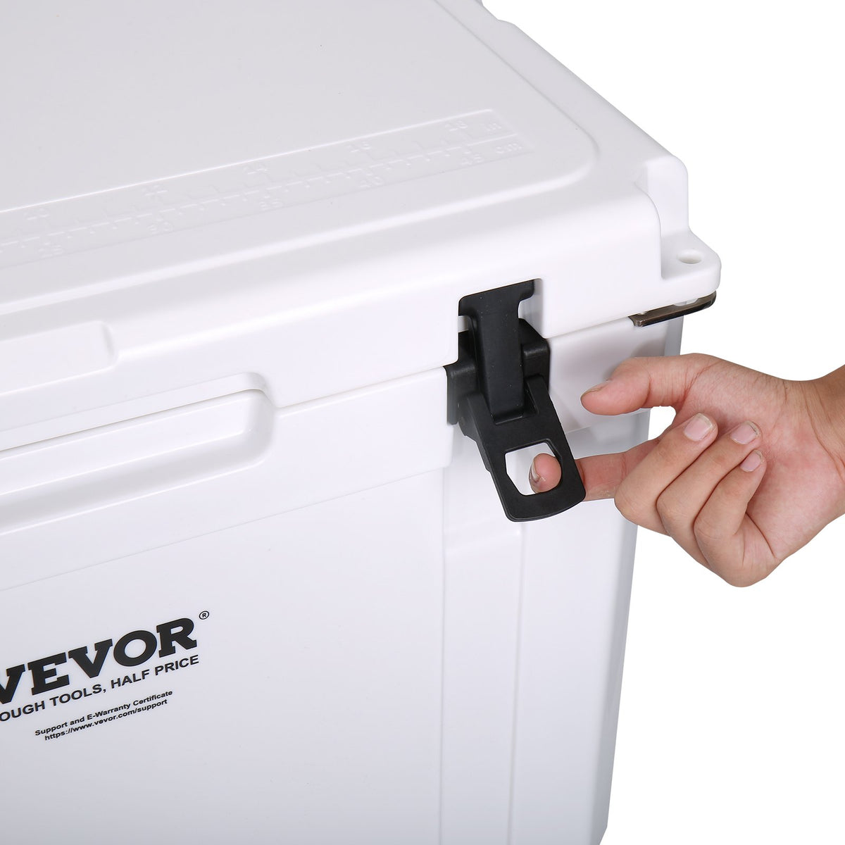Insulated Portable Cooler, 65 qt, Holds 65 Cans, Ice Retention Hard Cooler with Heavy Duty Handle, Ice Chest V952-BXSYLQQGS65QTSVSEV0