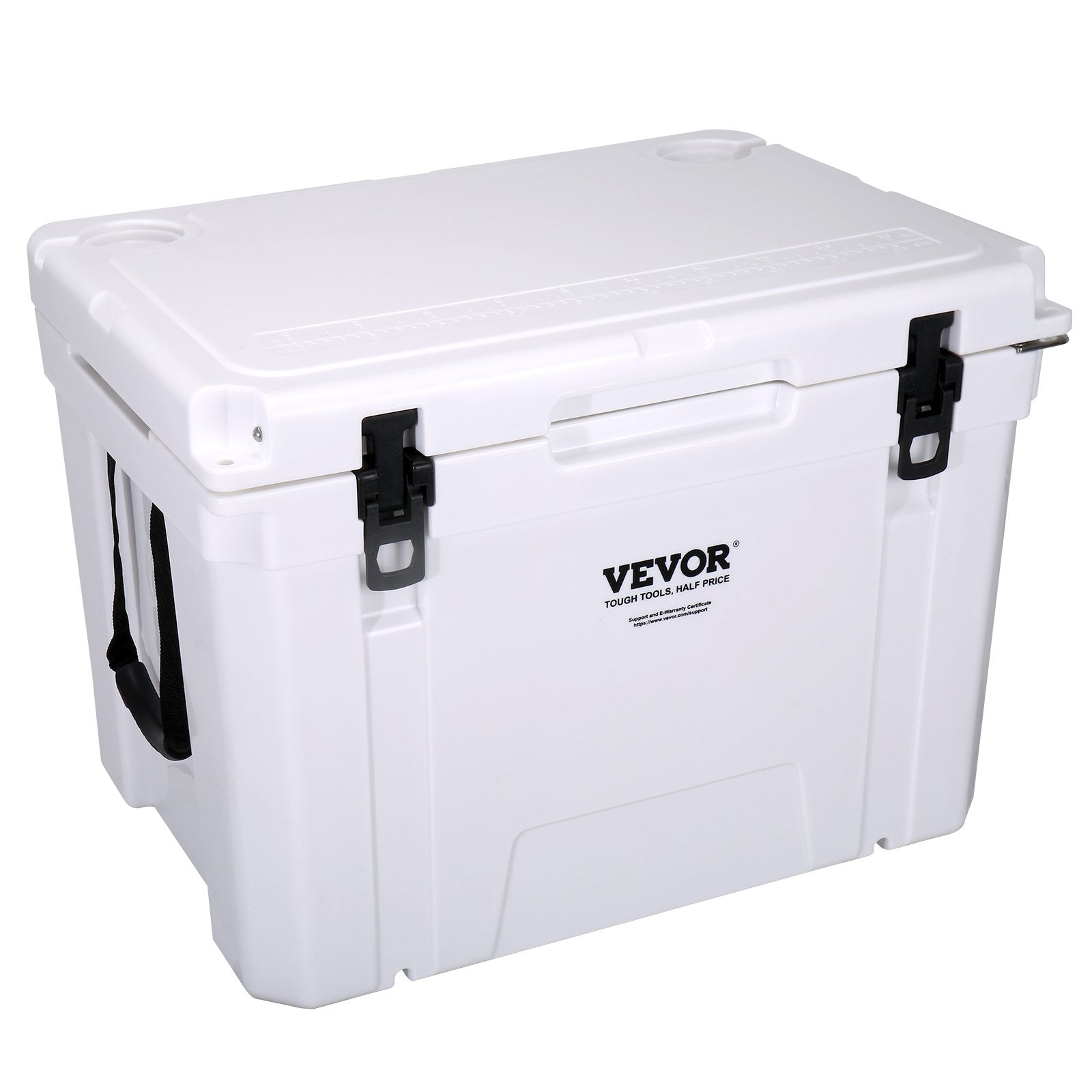 Insulated Portable Cooler, 65 qt, Holds 65 Cans, Ice Retention Hard Cooler with Heavy Duty Handle, Ice Chest V952-BXSYLQQGS65QTSVSEV0