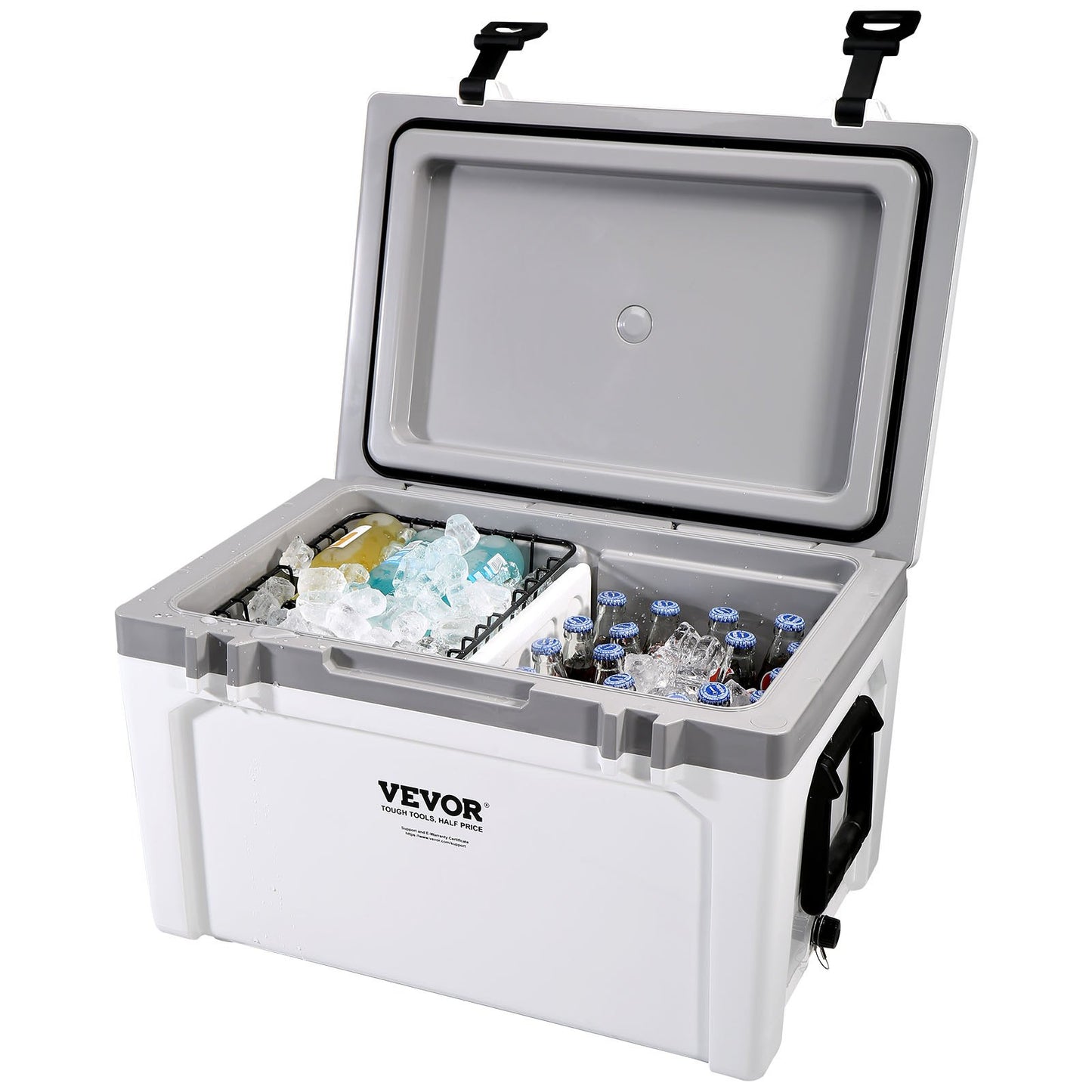 Insulated Portable Cooler, 49 L, Holds 50 Cans, Ice Retention Hard Cooler with Heavy Duty Handle, Ice Chest V952-BXSYLQQZS55QTAYNBV0