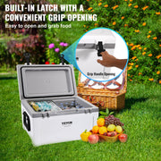 Insulated Portable Cooler, 49 L, Holds 50 Cans, Ice Retention Hard Cooler with Heavy Duty Handle, Ice Chest V952-BXSYLQQZS55QTAYNBV0