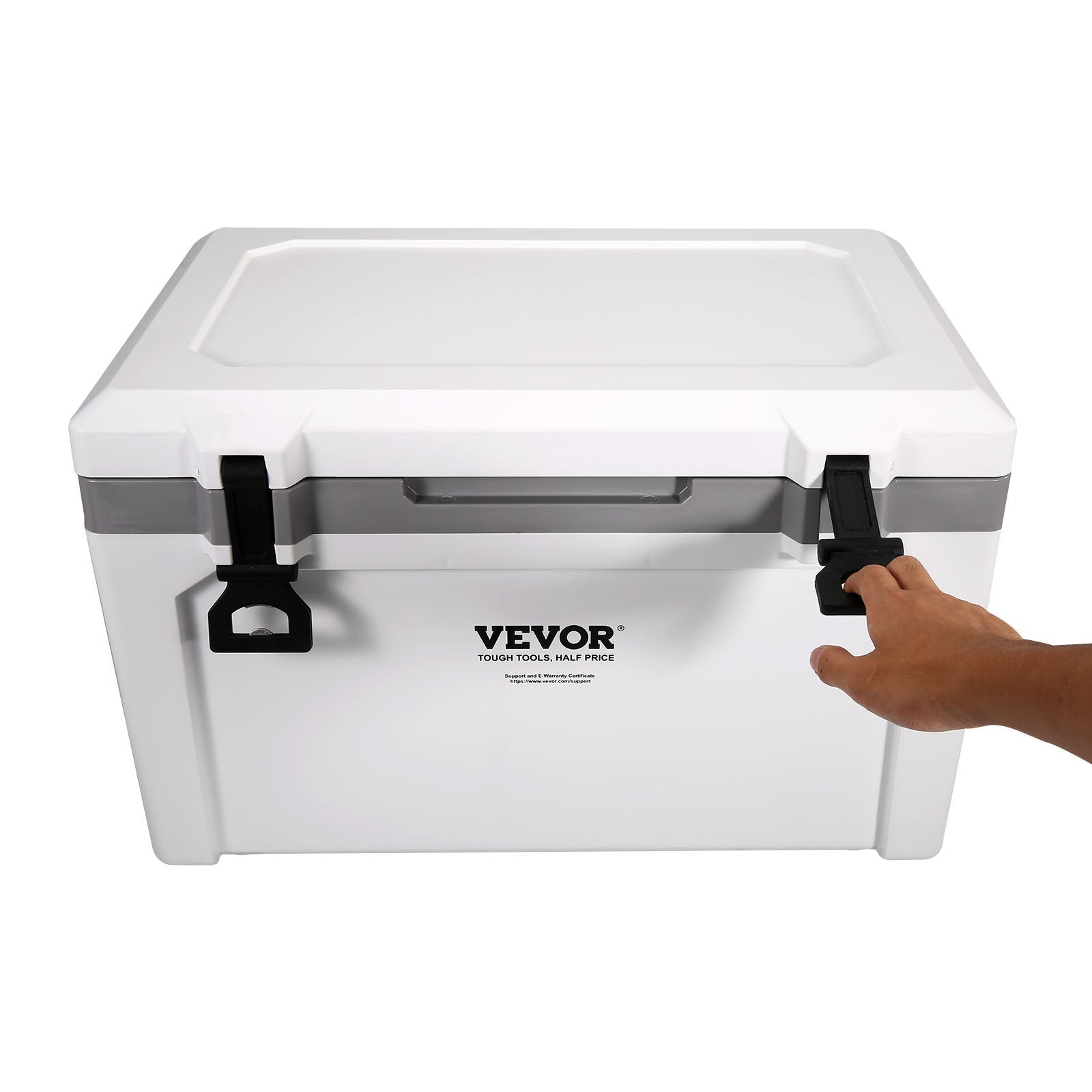 Insulated Portable Cooler, 49 L, Holds 50 Cans, Ice Retention Hard Cooler with Heavy Duty Handle, Ice Chest V952-BXSYLQQZS55QTAYNBV0