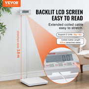 Portable Medical Scale, Professional Digital Physician Scale for Weighing - with Anti-slip Platform, 2 Units, V952-BXSYSCBSG440FYILKV3