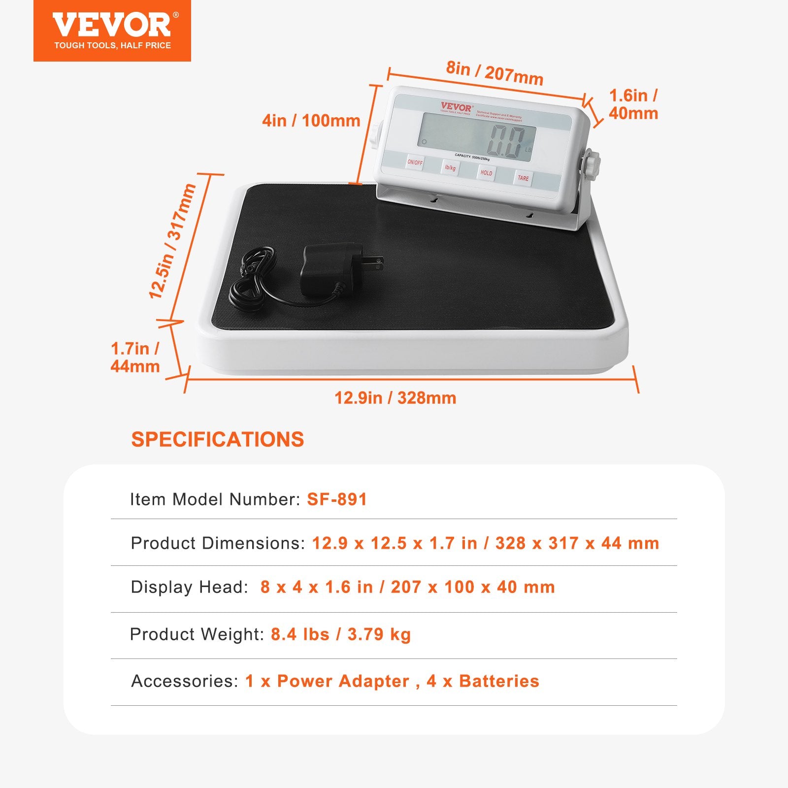 Portable Medical Scale Digital Physician Weight Scale Anti-Slip Mat 550LBS V952-BXSYSCBSG550RRCT8V3