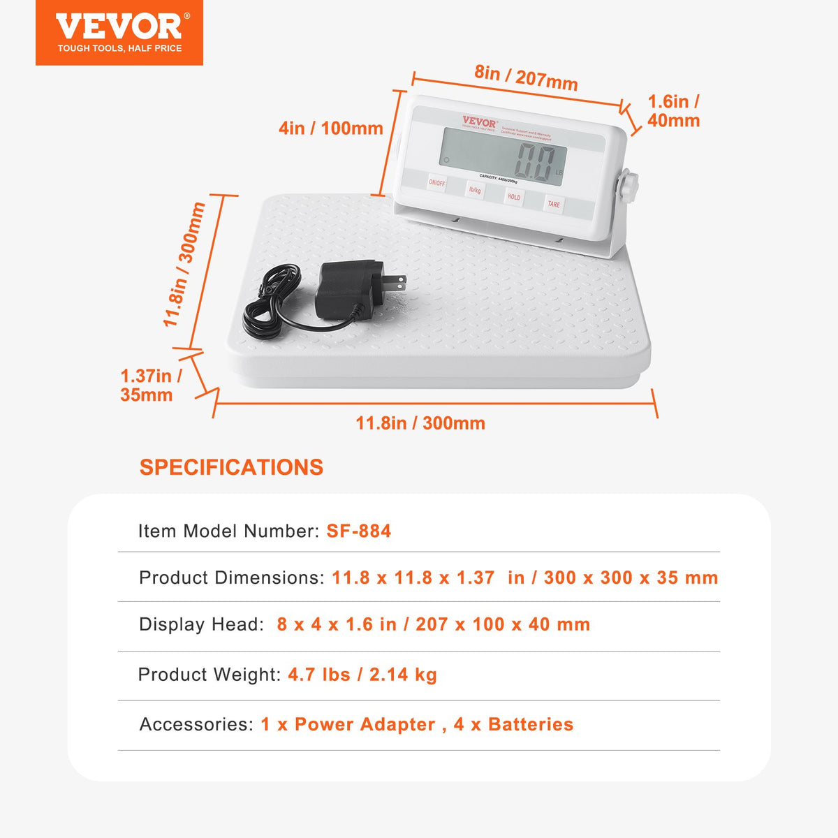 Portable Medical Scale, Professional Physician Scale for Weighing - with Anti-slip Platform, 2 Units, Hold & V952-BXSYSCBSLHJ4NX1Y9V3