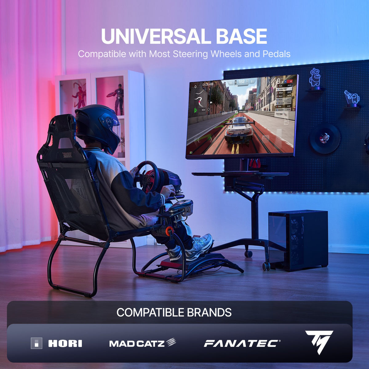 Racing Wheel Stand Foldable for Logitech G923/G920/G29 Compact V952-BXSZCXHKZDXK1980IV0