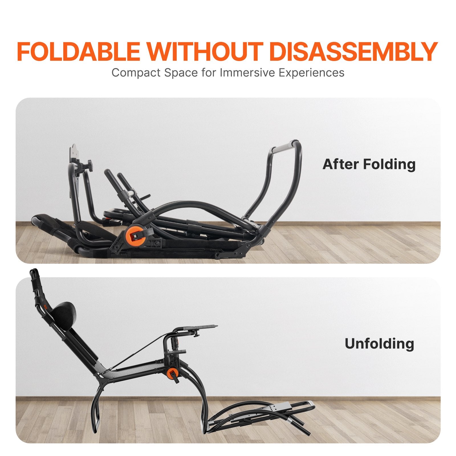 Racing Wheel Stand Foldable for Logitech G923/G920/G29 Compact V952-BXSZCXHKZDXK1980IV0