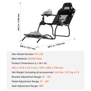 Racing Wheel Stand Foldable for Logitech G923/G920/G29 Compact V952-BXSZCXHKZDXK1980IV0