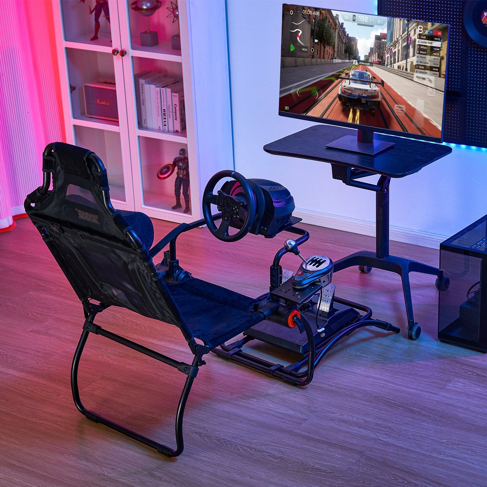 Racing Wheel Stand Foldable for Logitech G923/G920/G29 Compact V952-BXSZCXHKZDXK1980IV0