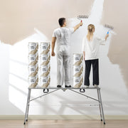 Work Platform, 4 Gear Adjustable Height, Folding Alloy Steel Step Ladder, Portable Scaffolding Platform, 400 V952-BXSZDJSJZJ90H7CSCV0