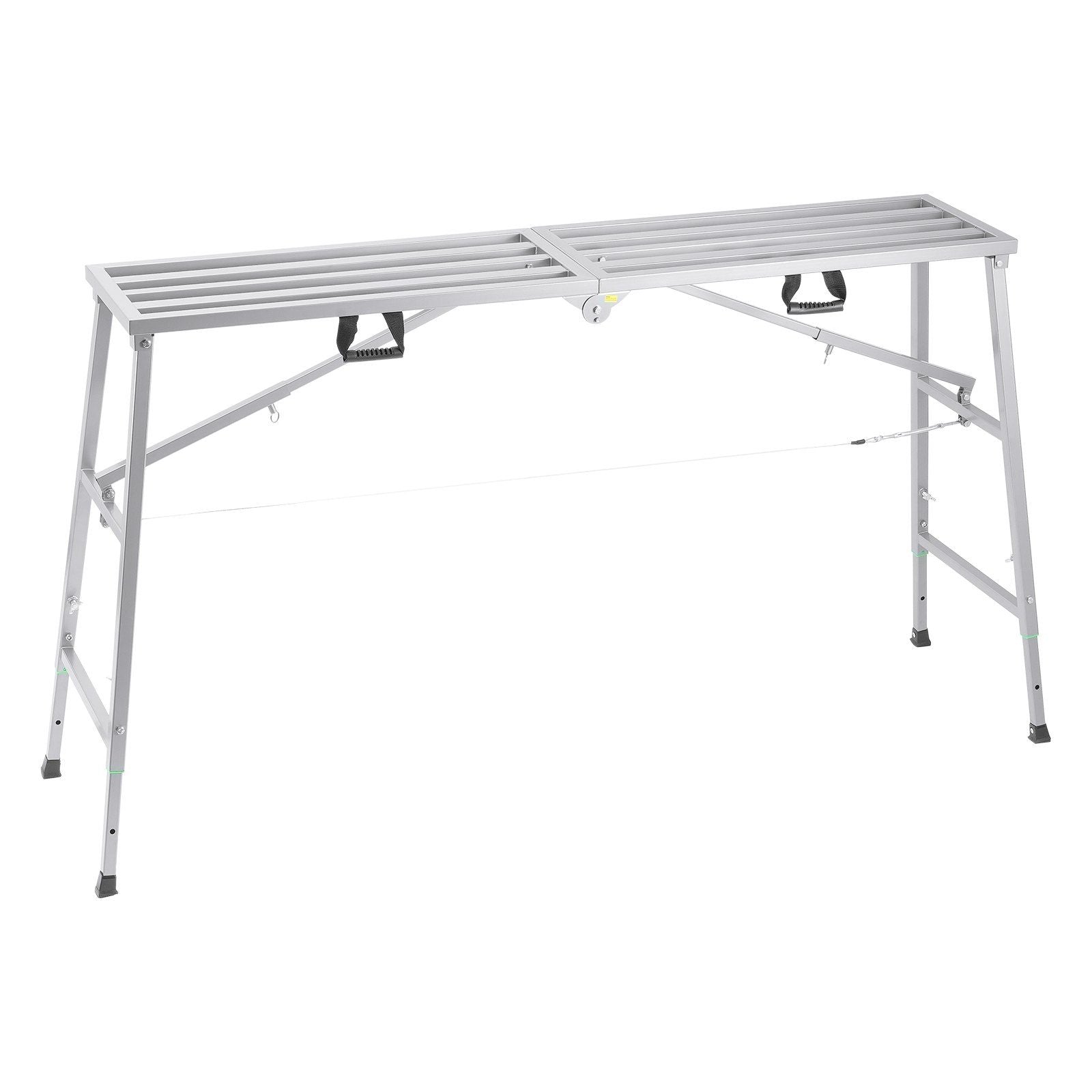 Work Platform, 4 Gear Adjustable Height, Folding Alloy Steel Step Ladder, Portable Scaffolding Platform, 400 V952-BXSZDJSJZJ90H7CSCV0