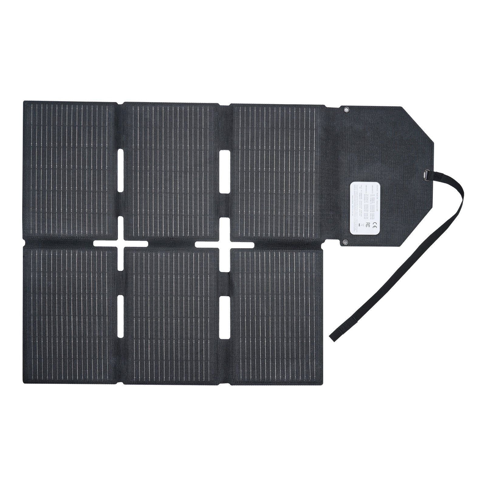 60W Foldable Solar Panel Charger, 16BB N-Type Monocrystalline Solar Panel 24% Efficiency, Lightweight V952-BXZDTYNB160W36PFJ001Y3