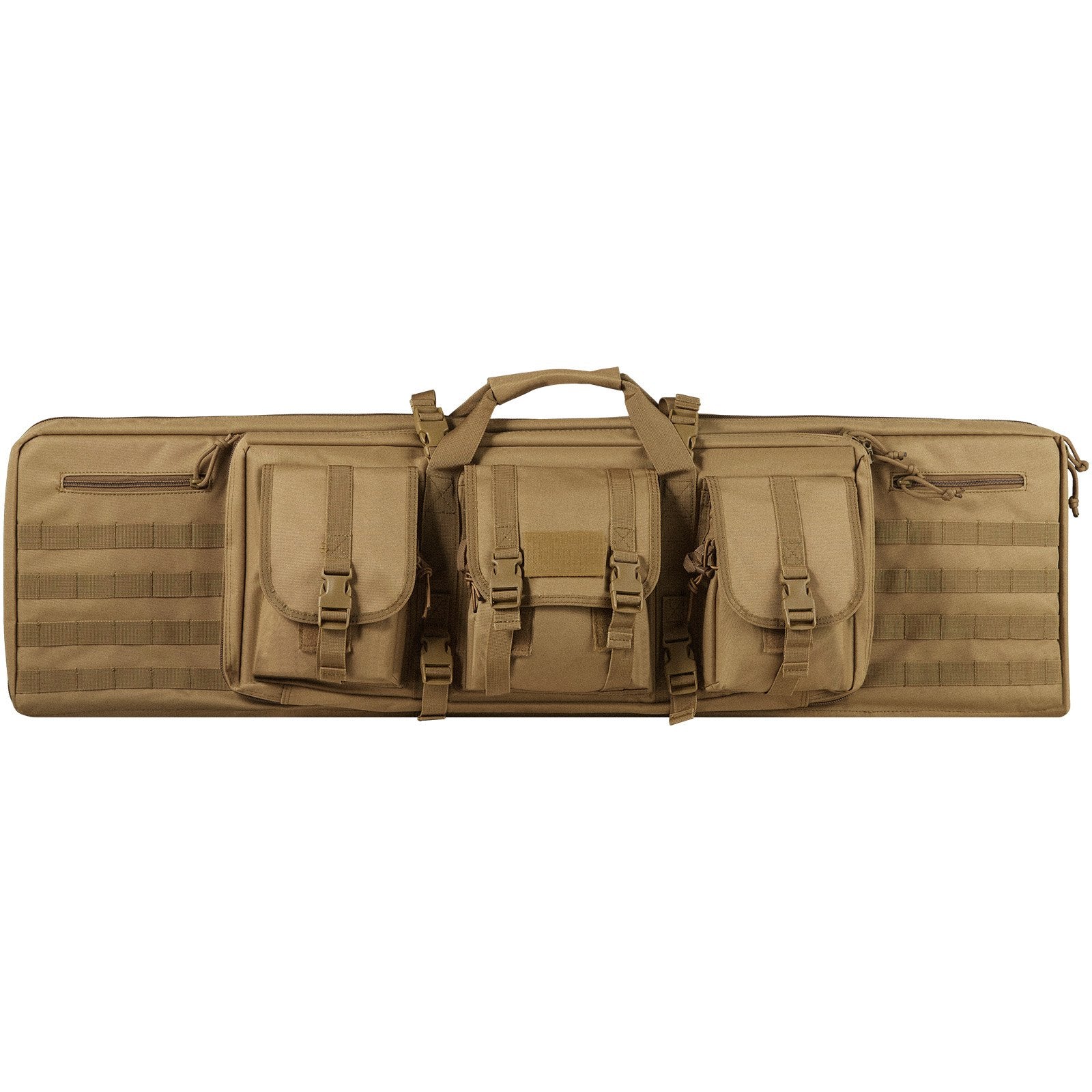 Rifle Bag, 36 inch Tactical Double Long Gun Bag, Soft Rifle Case with Lockable Zipper, Portable Handle & V952-BYBQD36YCHS2J6CG7V0