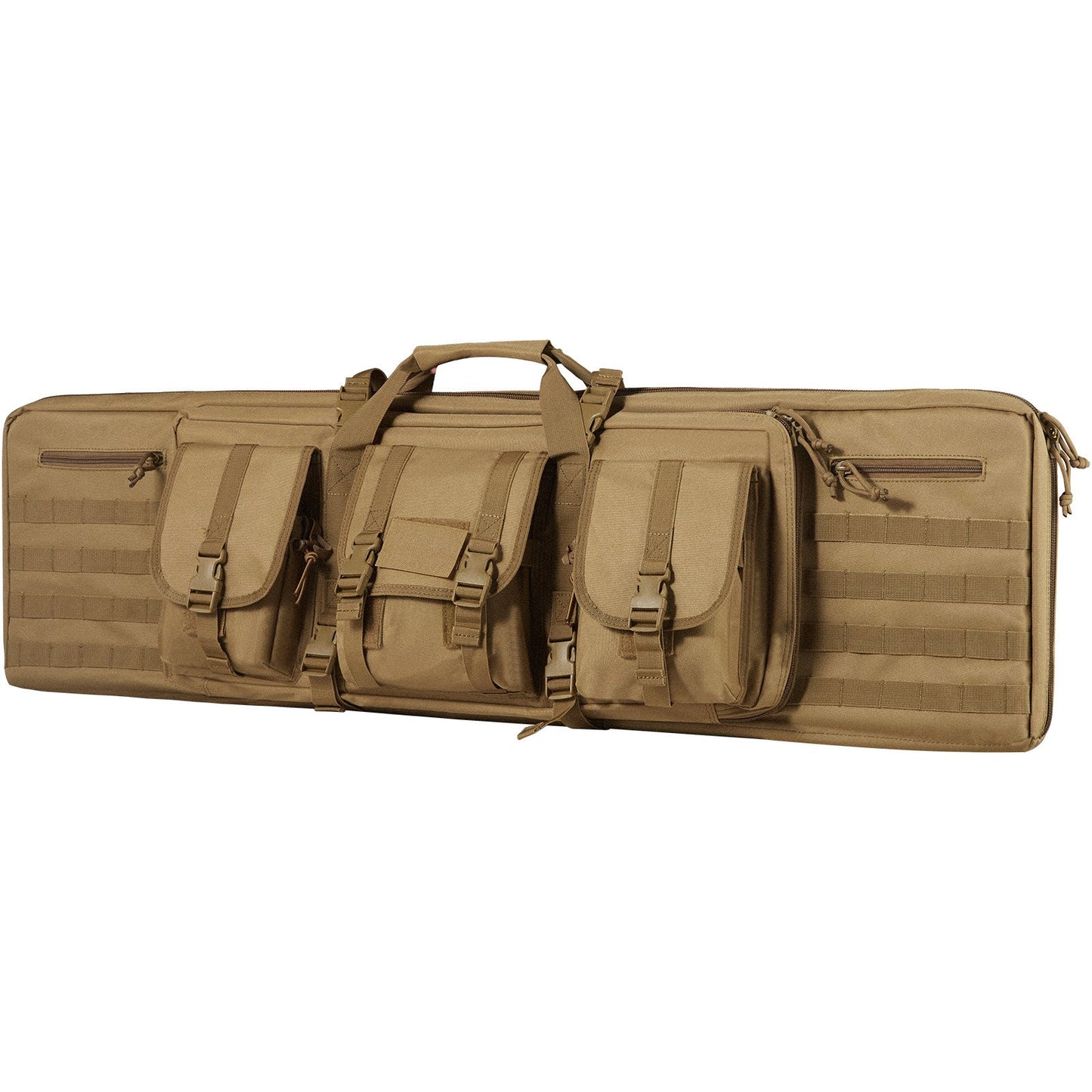 Rifle Bag, 36 inch Tactical Double Long Gun Bag, Soft Rifle Case with Lockable Zipper, Portable Handle & V952-BYBQD36YCHS2J6CG7V0