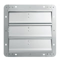 Shutter Exhaust Fan, 254 mm High-speed 1400RPM 753 CFM, Aluminum Wall Mount Attic Fan with AC-motor, V952-BYCSPQSDJAC10PBM8V3