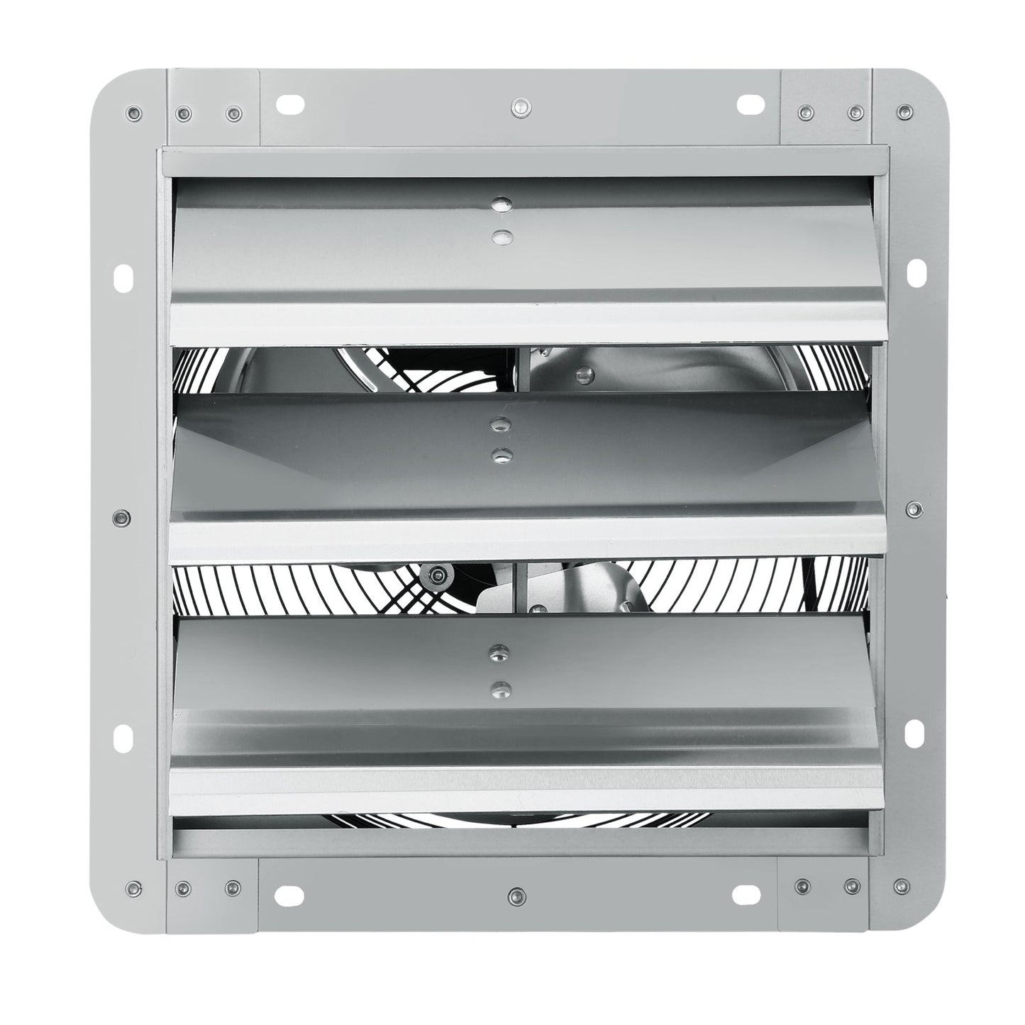 Shutter Exhaust Fan, 254 mm High-speed 1400RPM 753 CFM, Aluminum Wall Mount Attic Fan with AC-motor, V952-BYCSPQSDJAC10PBM8V3