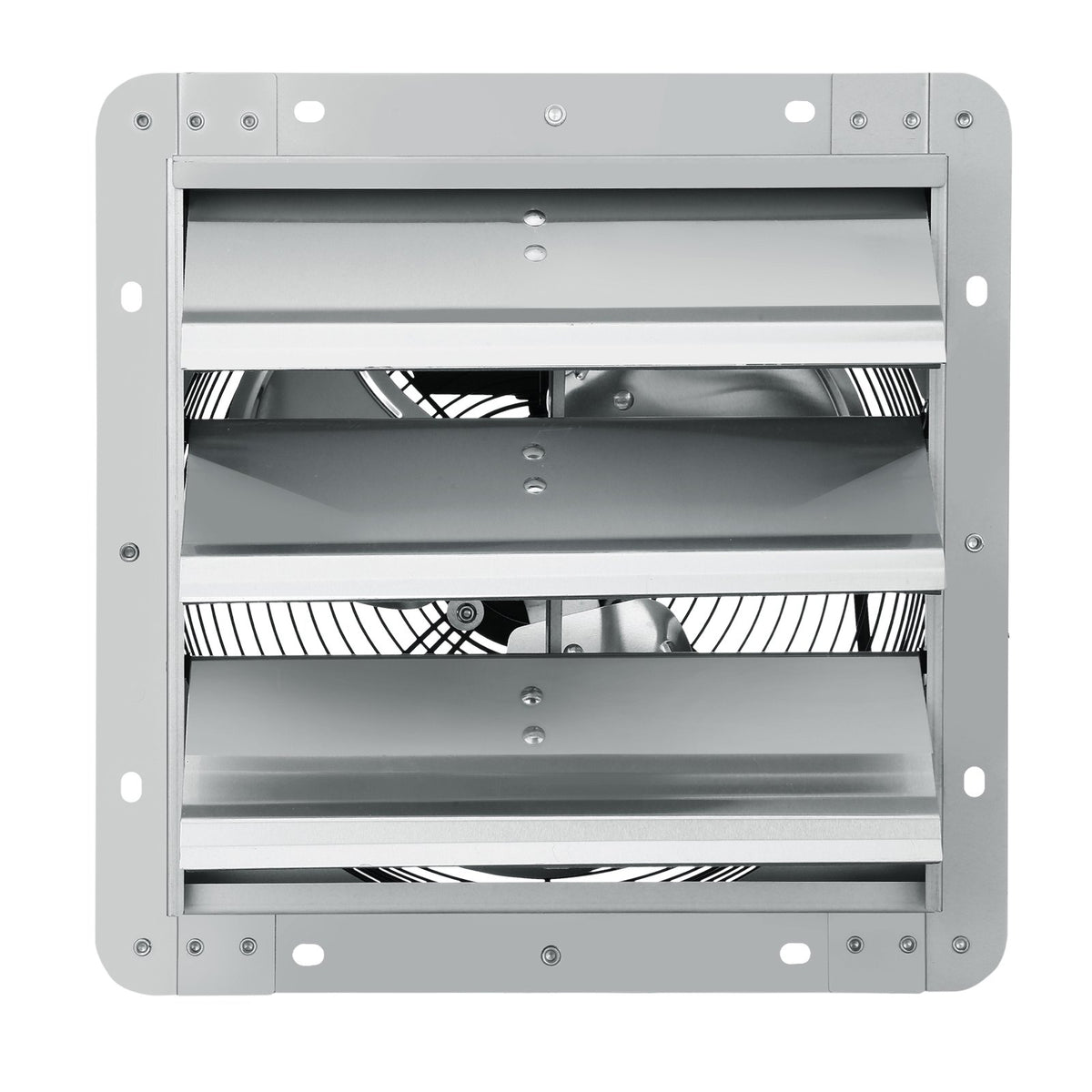 Shutter Exhaust Fan, 254 mm High-speed 1400RPM 753 CFM, Aluminum Wall Mount Attic Fan with AC-motor, V952-BYCSPQSDJAC10PBM8V3