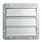 Shutter Exhaust Fan, 305 mm High-speed 1400RPM 1084 CFM, Aluminum Wall Mount Attic Fan with AC-motor, V952-BYCSPQSDJAC12DLJSV3