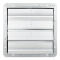 Shutter Exhaust Fan, 406 mm High-speed 1400RPM 1506 CFM, Aluminum Wall Mount Attic Fan with AC-motor, V952-BYCSPQSDJAC16NRV5V3