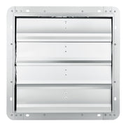 Shutter Exhaust Fan, 406 mm High-speed 1400RPM 1506 CFM, Aluminum Wall Mount Attic Fan with AC-motor, V952-BYCSPQSDJAC16NRV5V3