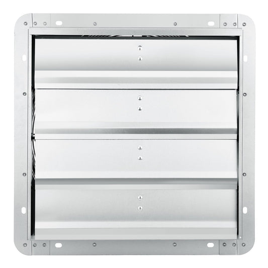 Shutter Exhaust Fan, 406 mm High-speed 1400RPM 1506 CFM, Aluminum Wall Mount Attic Fan with AC-motor, V952-BYCSPQSDJAC16NRV5V3